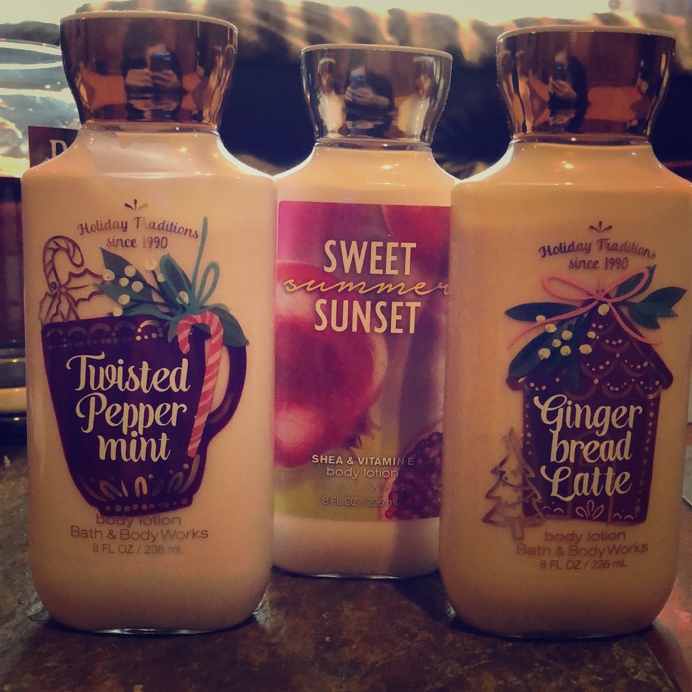 Bath and body works lotions-not for sale